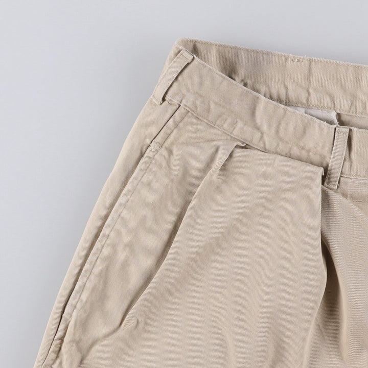 Ralph Lauren POLO by Ralph Lauren Two-pleat Chino Shorts Shorts Men's W35 equivalent cotton Beige type Vintage Second Hand