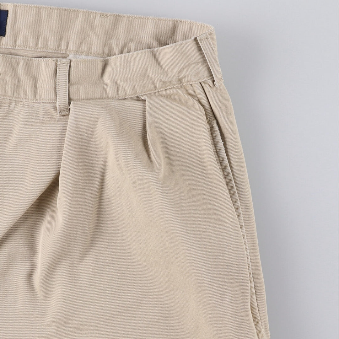 Ralph Lauren POLO by Ralph Lauren Two-pleat Chino Shorts Shorts Men's W35 equivalent cotton Beige type Vintage Second Hand