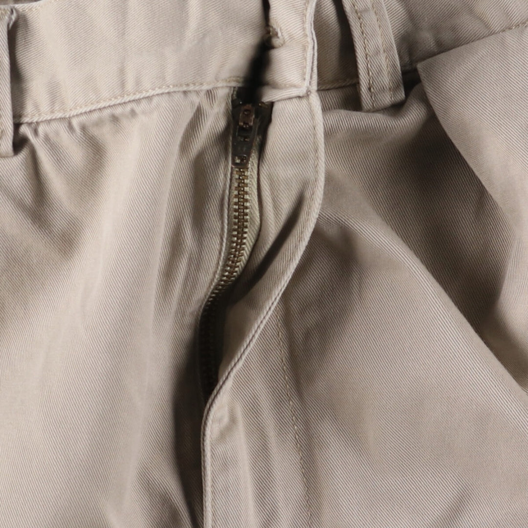Ralph Lauren POLO by Ralph Lauren TYLER SHORT Two-pleat chino shorts, short pants, men's size W34 cotton Beige type Vintage Second Hand