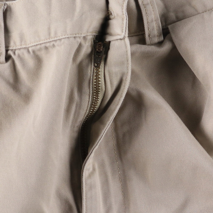 Ralph Lauren POLO by Ralph Lauren TYLER SHORT Two-pleat chino shorts, short pants, men's size W34 cotton Beige type Vintage Second Hand
