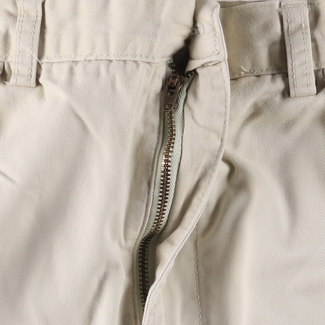 Ralph Lauren POLO by Ralph Lauren TYLER SHORT Two-pleat chino shorts, short pants, men's size W36 cotton ivory Vintage Second Hand