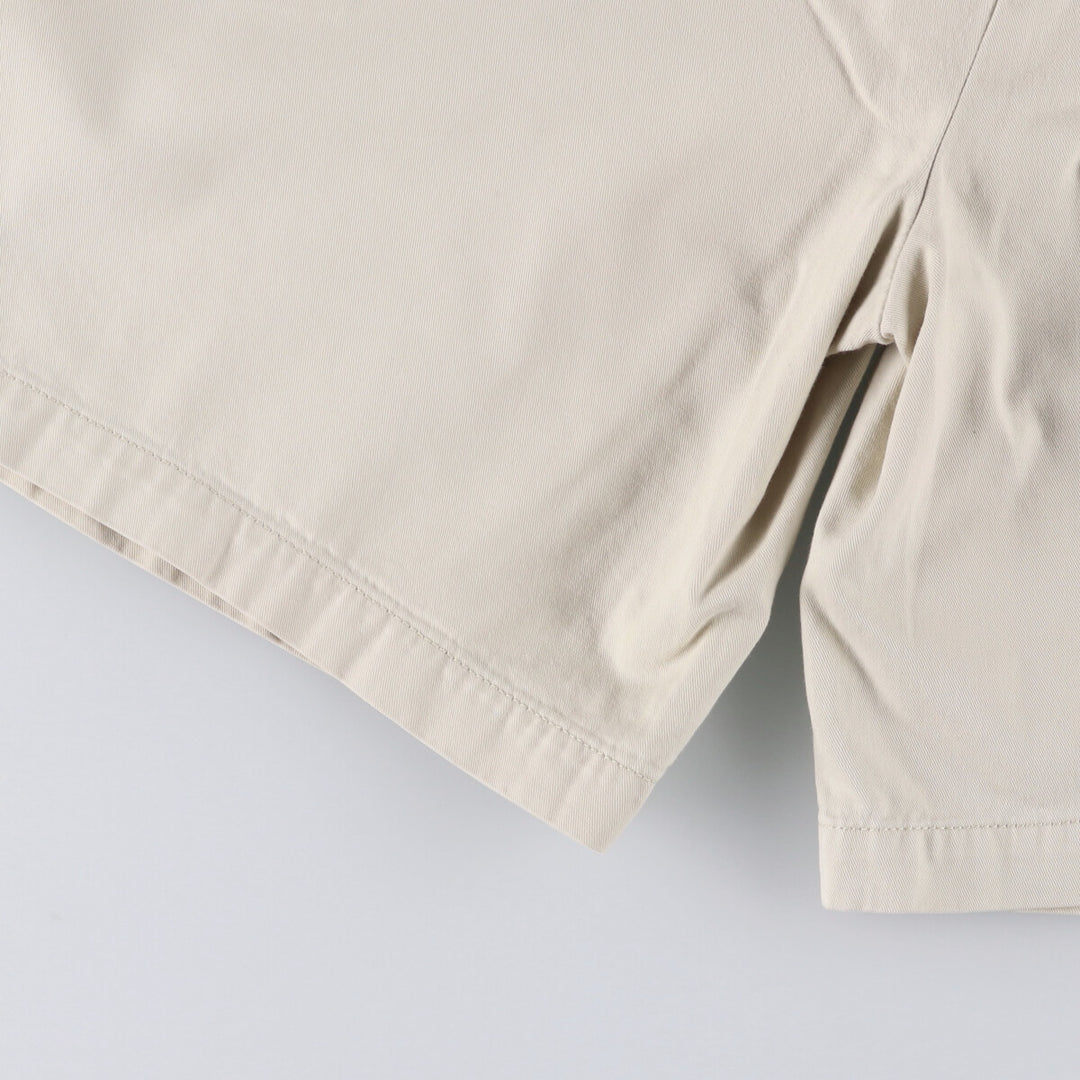 Ralph Lauren POLO by Ralph Lauren TYLER SHORT Two-pleat chino shorts, short pants, men's size W36 cotton ivory Vintage Second Hand