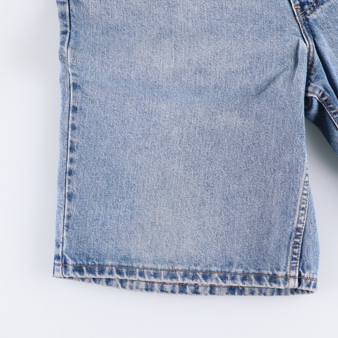 90'S Levi's 550 Relaxed Fit Denim Shorts, Made in USA, Men's Size 37, Vintage cotton blue type Vintage Second Hand