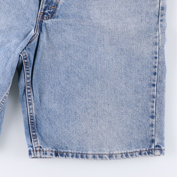 90'S Levi's 550 Relaxed Fit Denim Shorts, Made in USA, Men's Size 37, Vintage cotton blue type Vintage Second Hand