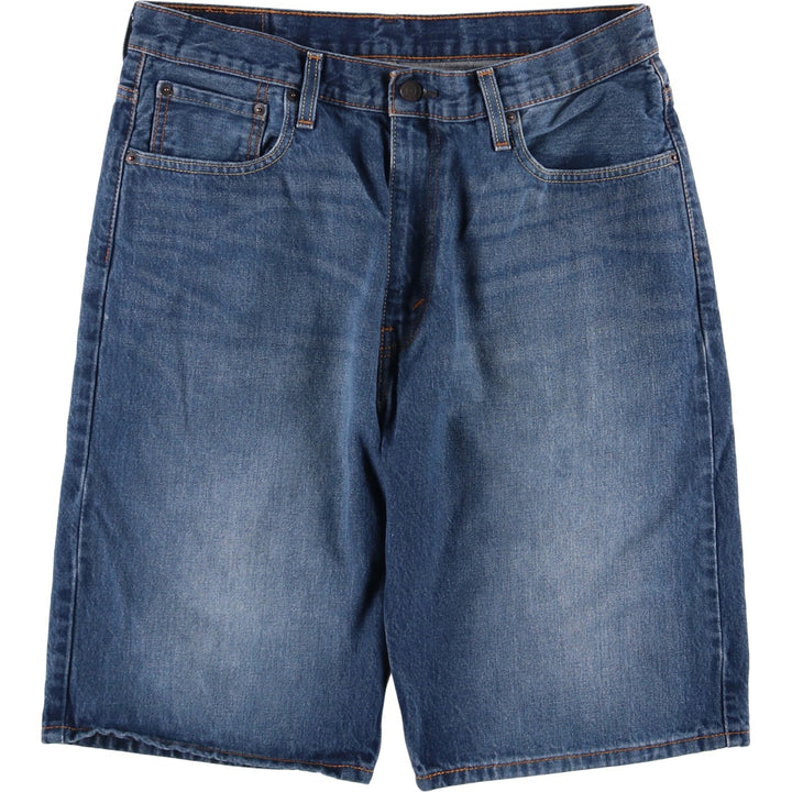 Levi's 569 denim shorts, half pants, jorts, men's size w36 cotton blue type Vintage Second Hand