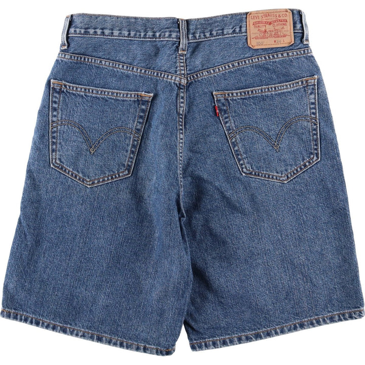 Levi's 550 Relaxed Fit Denim Shorts, Men's Size W36 cotton blue type Vintage Second Hand