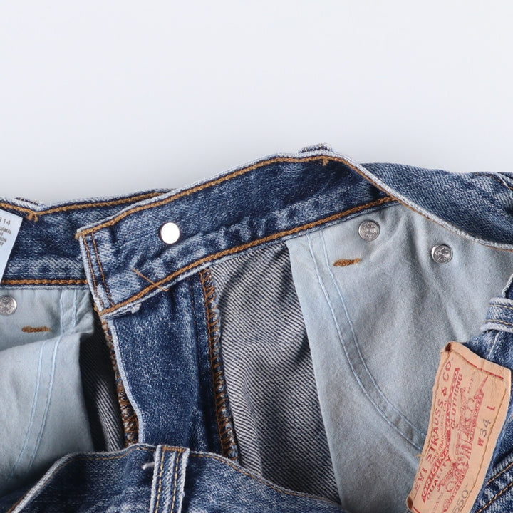 Levi's 550 Relaxed Fit Denim Shorts, Men's Size W36 cotton blue type Vintage Second Hand