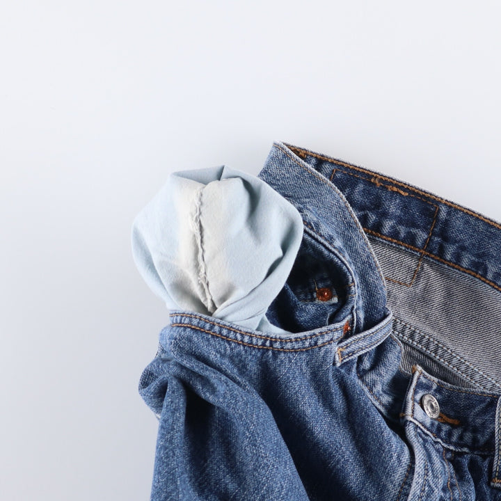 Levi's 550 Relaxed Fit Denim Shorts, Men's Size W36 cotton blue type Vintage Second Hand