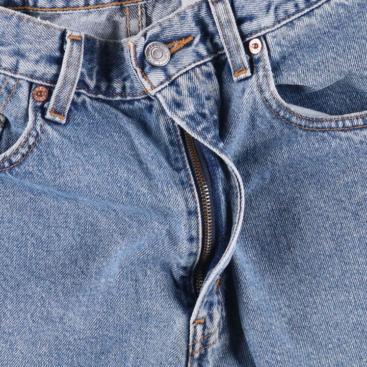 90'S Levi's 550 Relaxed Fit Denim Shorts/Jorts Men's Size 33 (Vintage) cotton blue type Vintage Second Hand