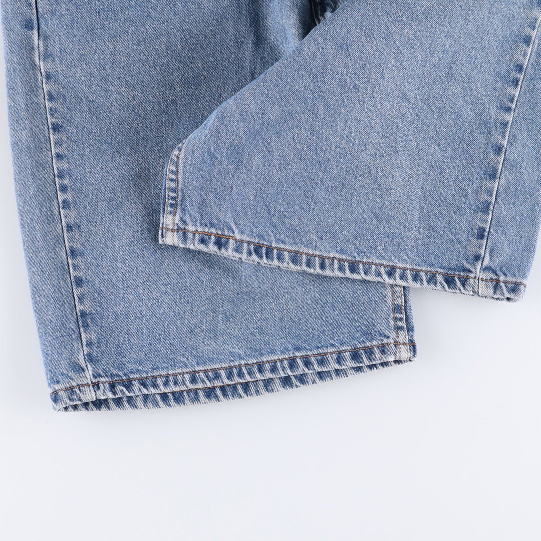 90'S Levi's 550 Relaxed Fit Denim Shorts/Jorts Men's Size 33 (Vintage) cotton blue type Vintage Second Hand