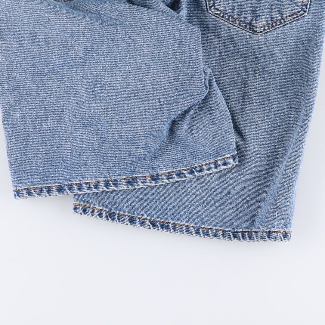 90'S Levi's 550 Relaxed Fit Denim Shorts/Jorts Men's Size 33 (Vintage) cotton blue type Vintage Second Hand