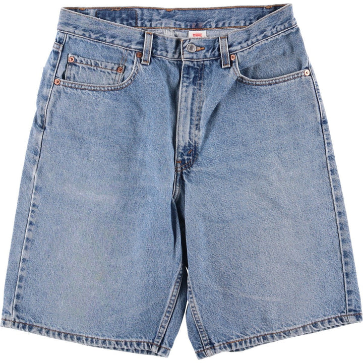 90'S Levi's 550 Relaxed Fit Denim Shorts/Jorts, Men's, Size 34, Vintage cotton blue type Vintage Second Hand