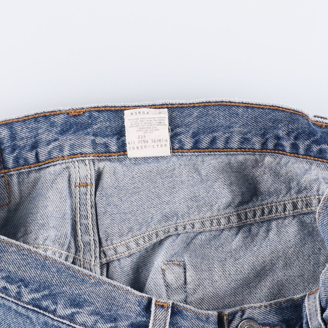90'S Levi's 550 Relaxed Fit Denim Shorts/Jorts, Men's, Size 34, Vintage cotton blue type Vintage Second Hand