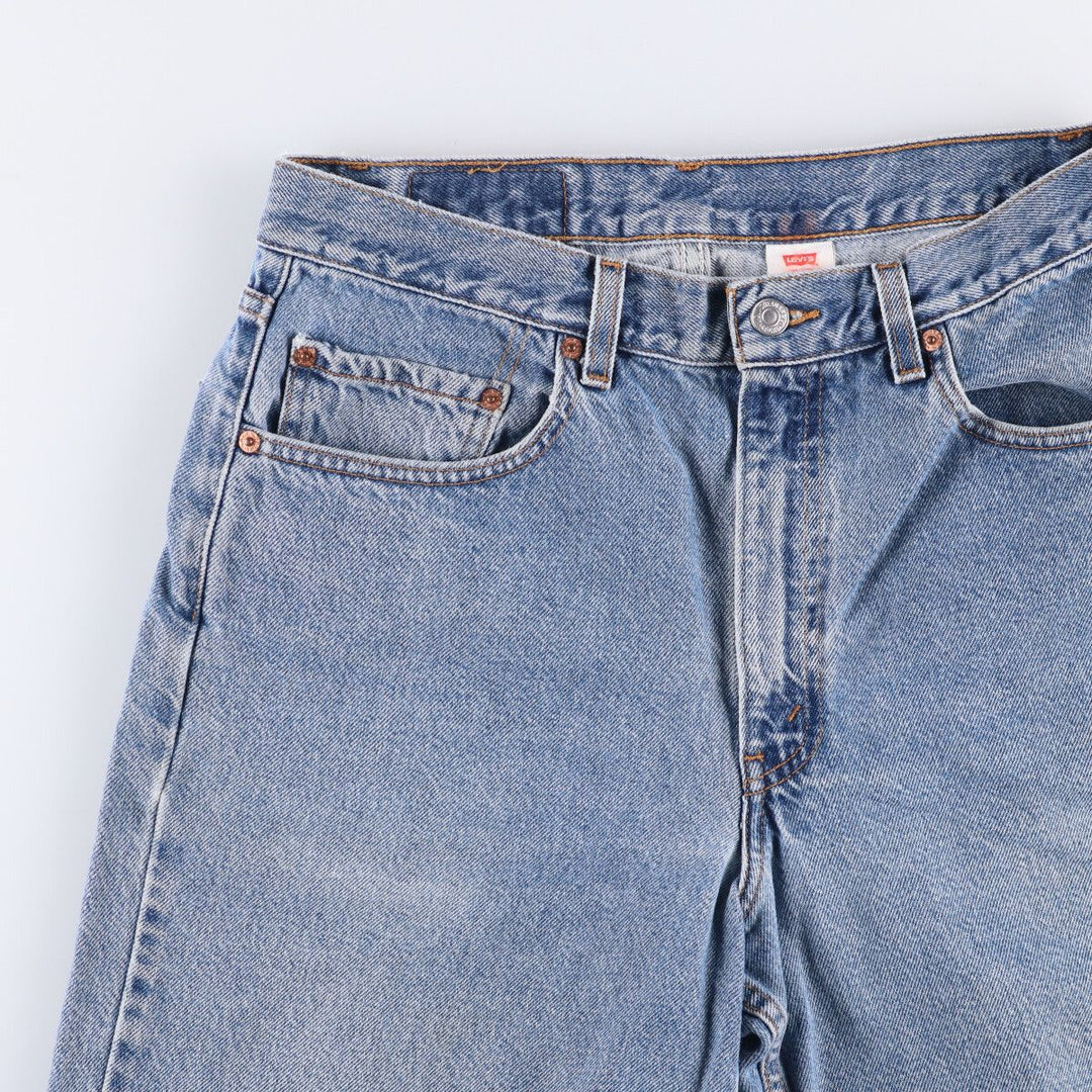 90'S Levi's 550 Relaxed Fit Denim Shorts/Jorts, Men's, Size 34, Vintage cotton blue type Vintage Second Hand