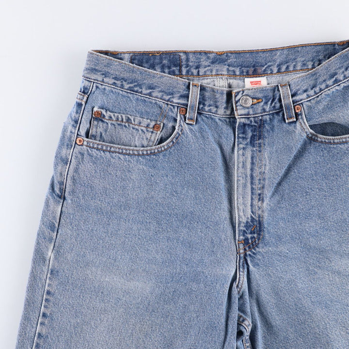 90'S Levi's 550 Relaxed Fit Denim Shorts/Jorts, Men's, Size 34, Vintage cotton blue type Vintage Second Hand