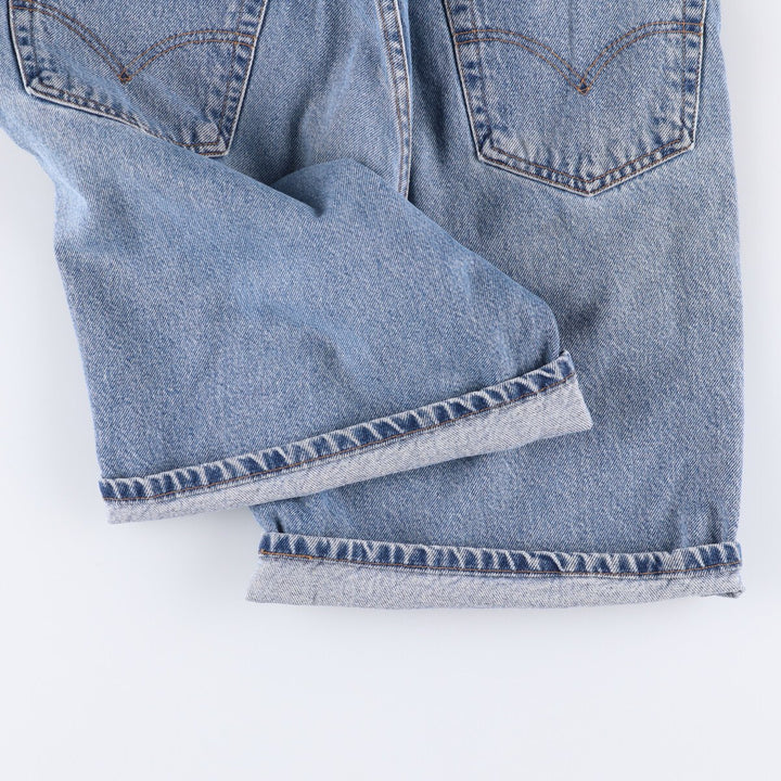 90'S Levi's 550 Relaxed Fit Denim Shorts/Jorts, Men's, Size 34, Vintage cotton blue type Vintage Second Hand