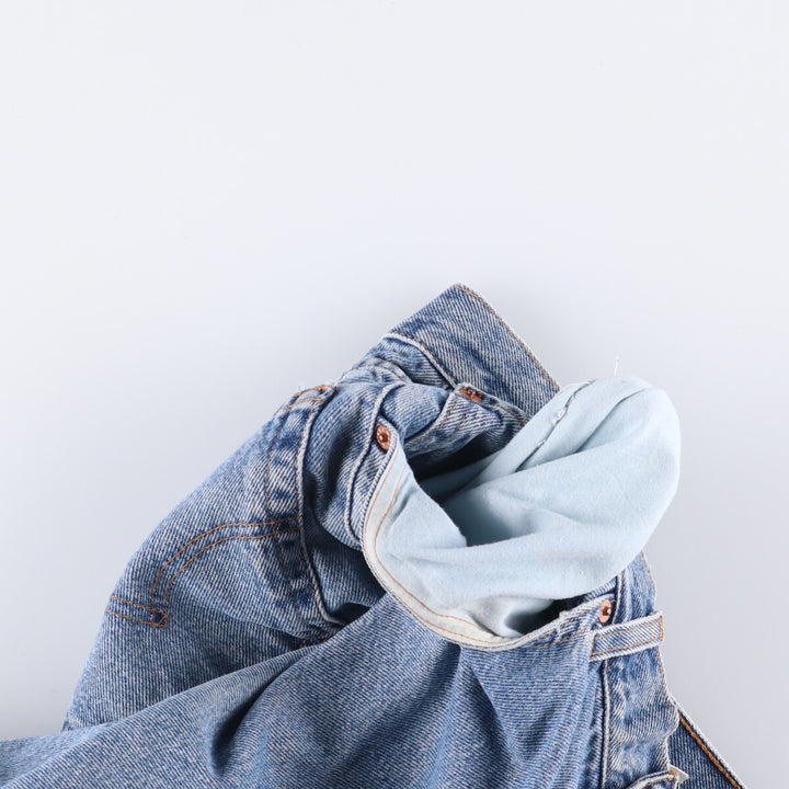 90'S Levi's 550 Relaxed Fit Denim Shorts/Jorts, Men's, Size 34, Vintage cotton blue type Vintage Second Hand