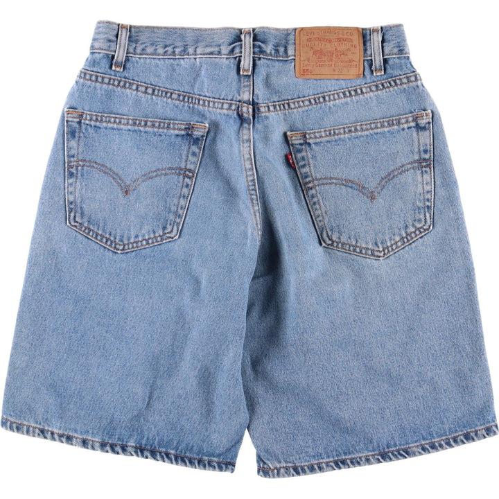 Levi's 550 Relaxed Fit Denim Shorts, Men's, W31 equivalent cotton blue type Vintage Second Hand