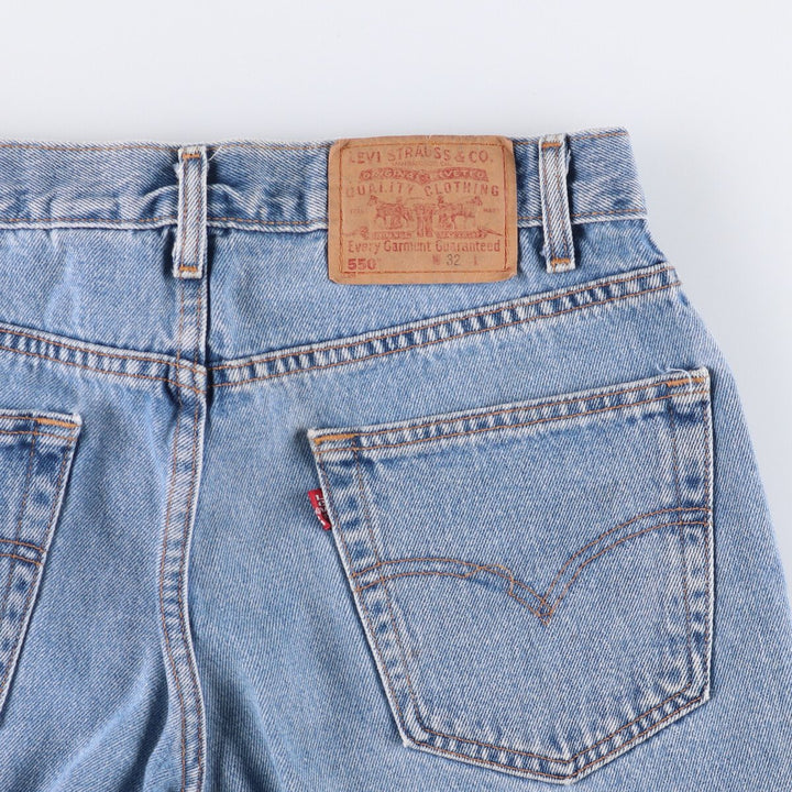 Levi's 550 Relaxed Fit Denim Shorts, Men's, W31 equivalent cotton blue type Vintage Second Hand
