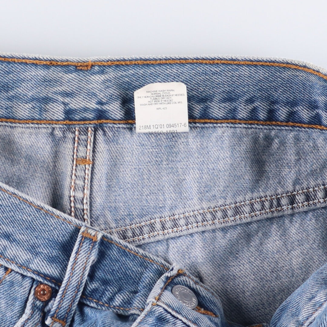 Levi's 550 Relaxed Fit Denim Shorts, Men's, W31 equivalent cotton blue type Vintage Second Hand