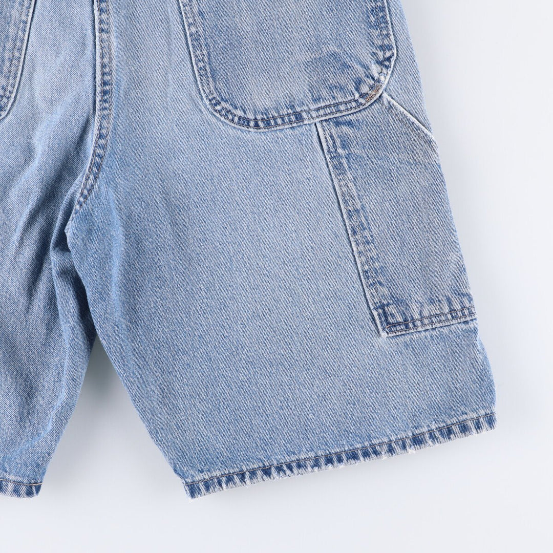 Dickies Relaxed Fit Denim Painter Shorts, Men's, W34 equivalent cotton blue type Vintage Second Hand
