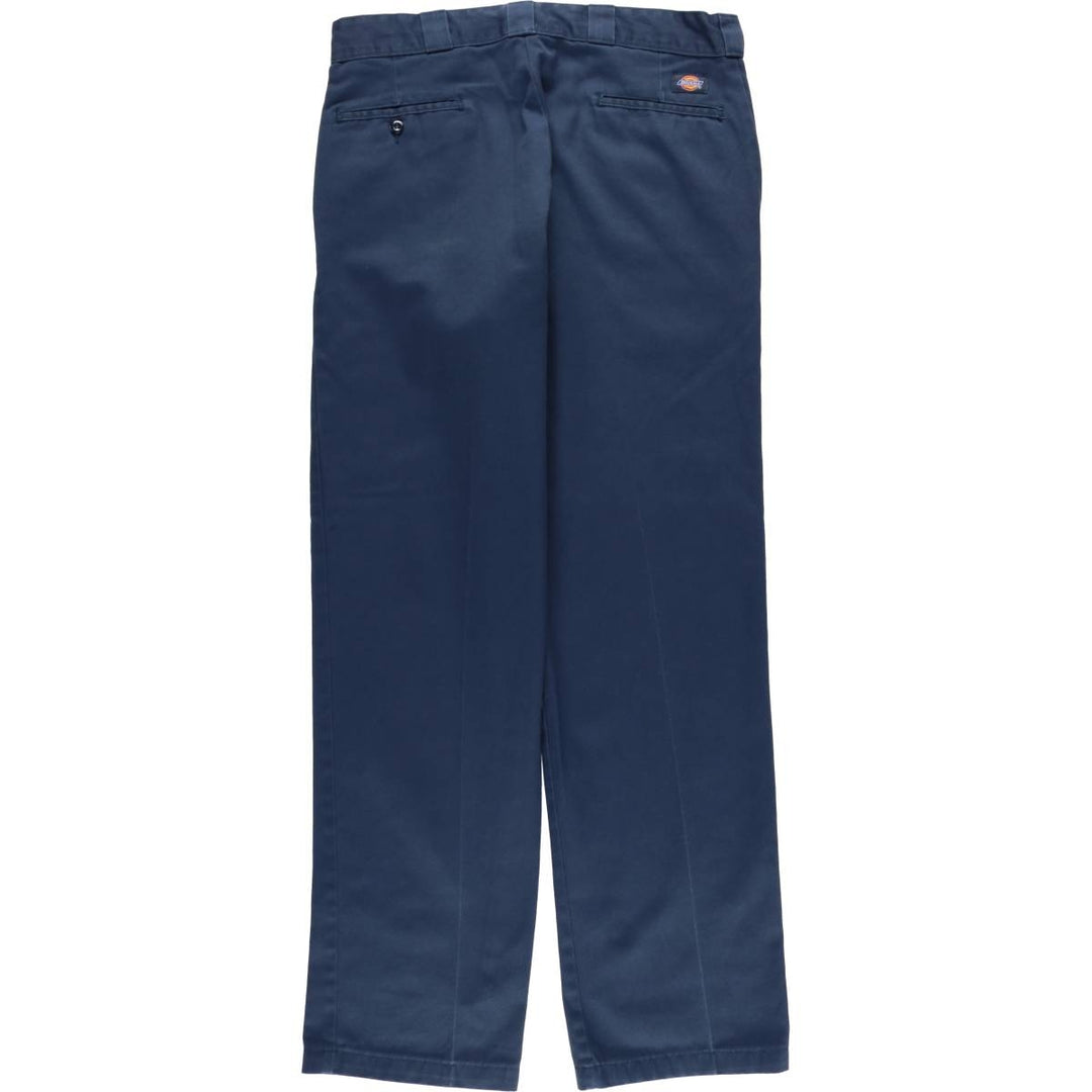 Dickies 874 ORIGINAL FIT Work Pants for Men, Size W36 polyester navy blue type Vintage Second Hand