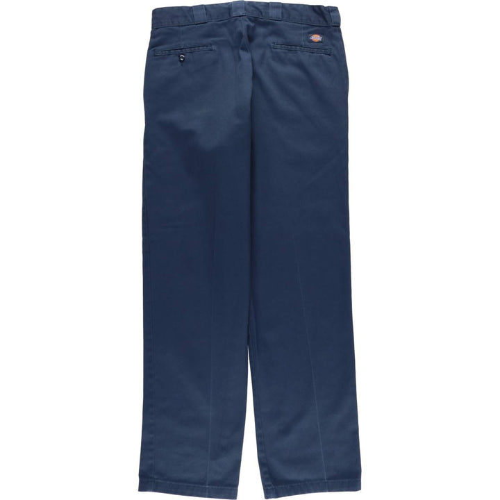 Dickies 874 ORIGINAL FIT Work Pants for Men, Size W36 polyester navy blue type Vintage Second Hand