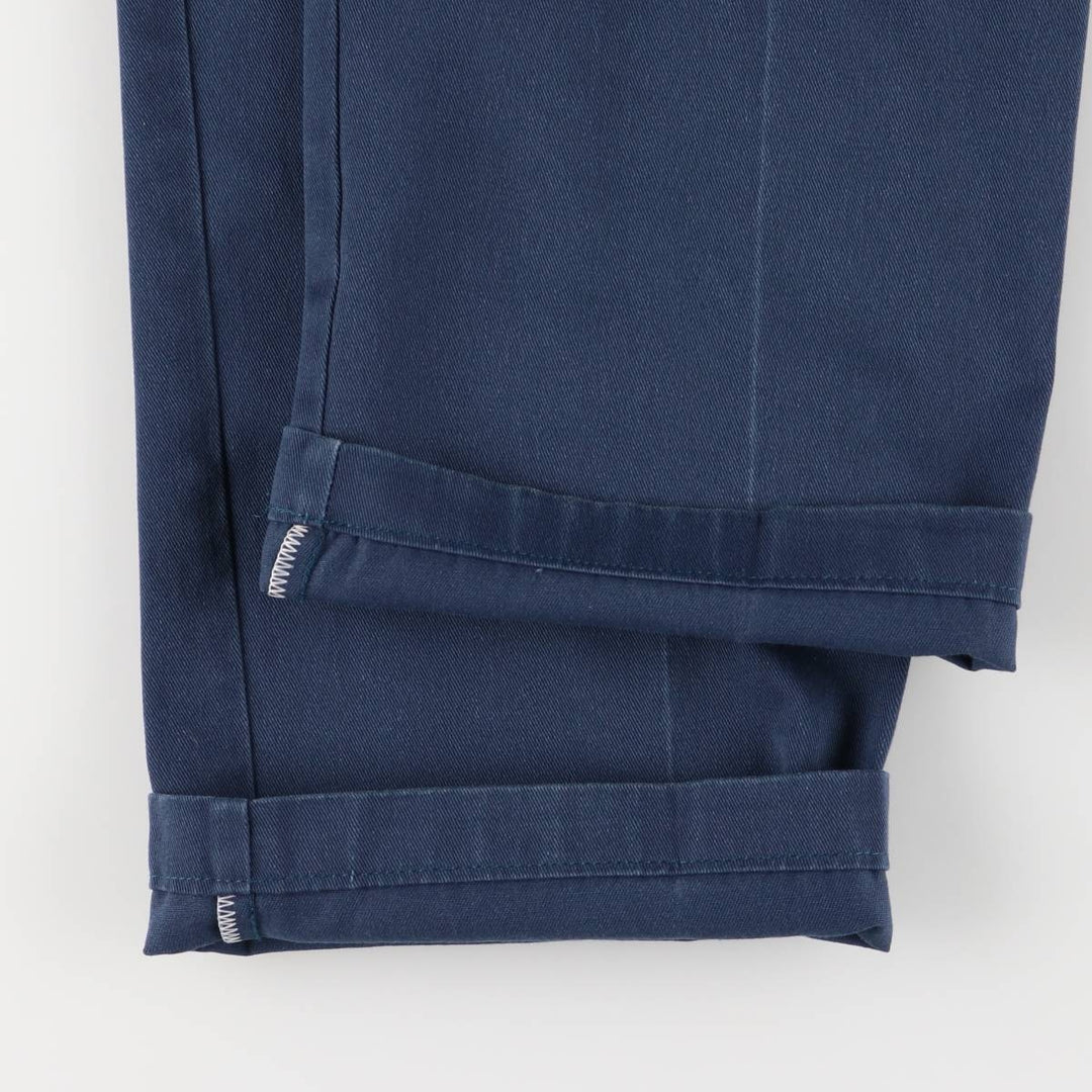 Dickies 874 ORIGINAL FIT Work Pants for Men, Size W36 polyester navy blue type Vintage Second Hand