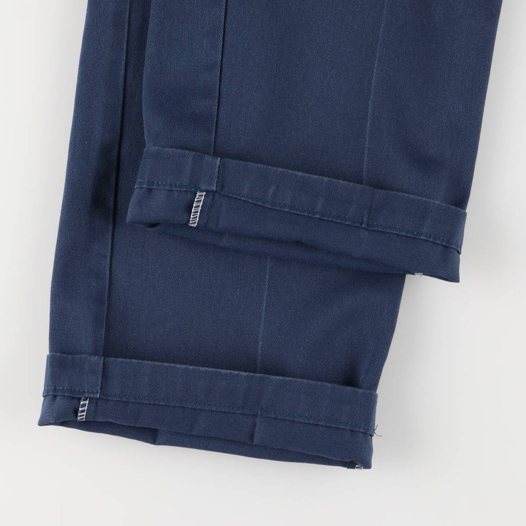 Dickies 874 ORIGINAL FIT Work Pants for Men, Size W36 polyester navy blue type Vintage Second Hand