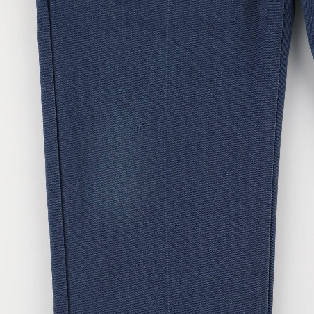 Dickies Men's Work Pants, Size W35 polyester navy blue type Vintage Second Hand