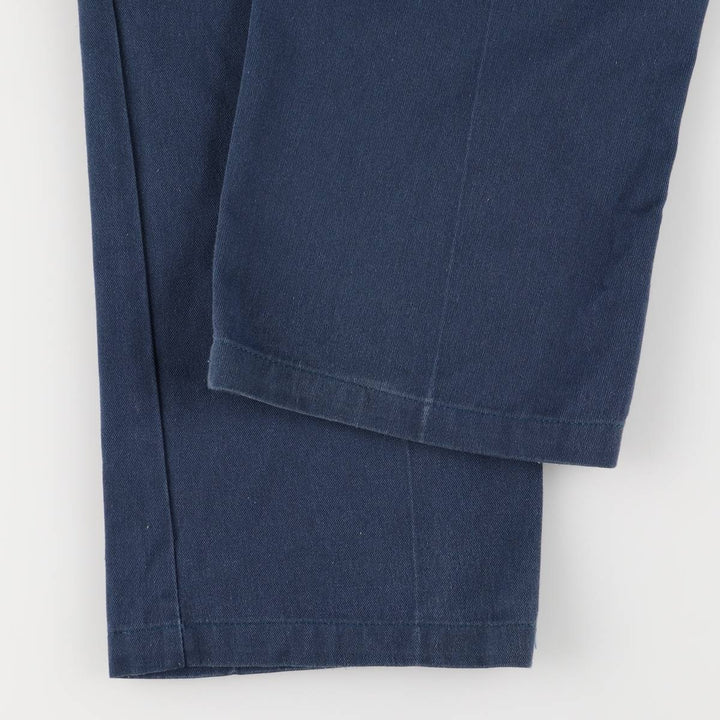 Dickies Men's Work Pants, Size W35 polyester navy blue type Vintage Second Hand