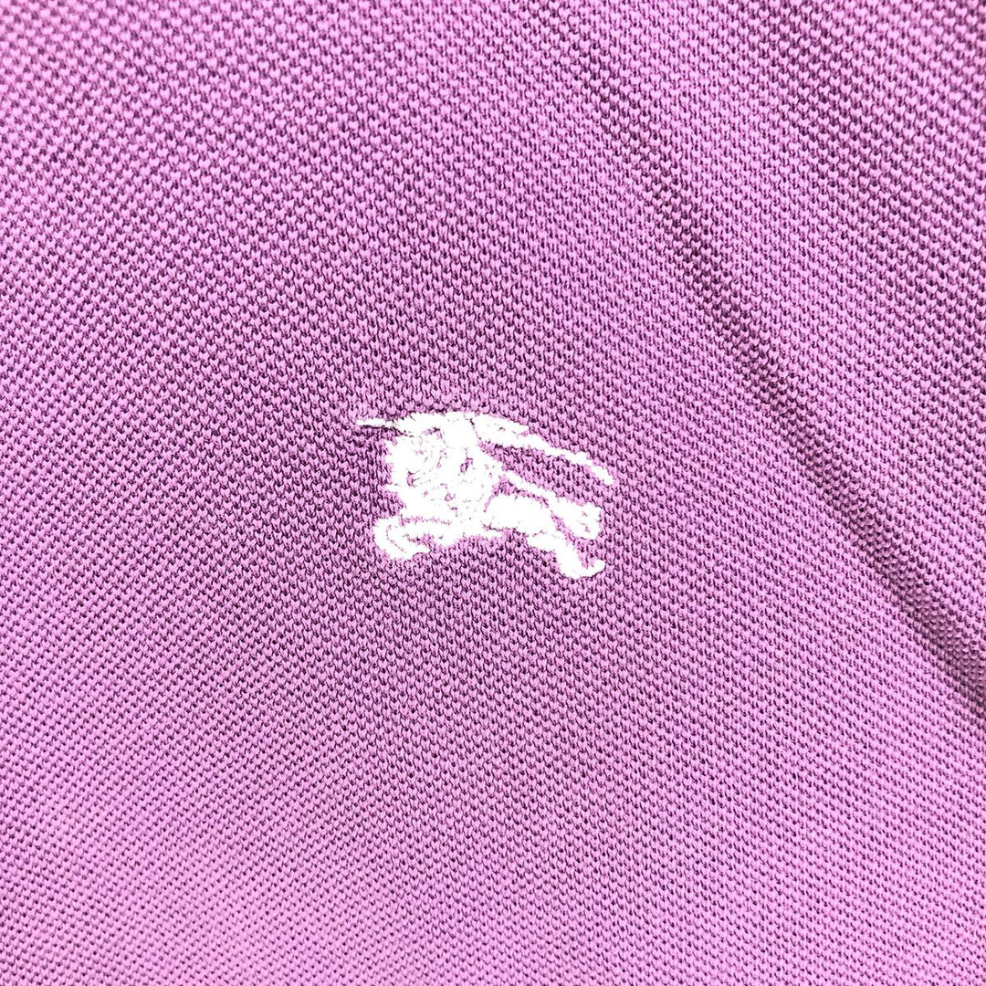 Burberry's BRIT short-sleeved polo shirt, men's size XL cotton purple type Vintage Second Hand