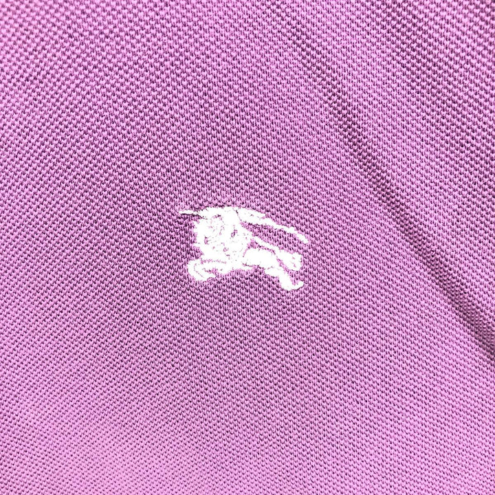 Burberry's BRIT short-sleeved polo shirt, men's size XL cotton purple type Vintage Second Hand