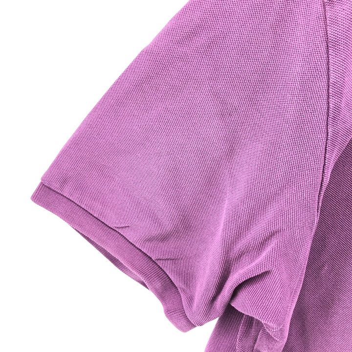 Burberry's BRIT short-sleeved polo shirt, men's size XL cotton purple type Vintage Second Hand