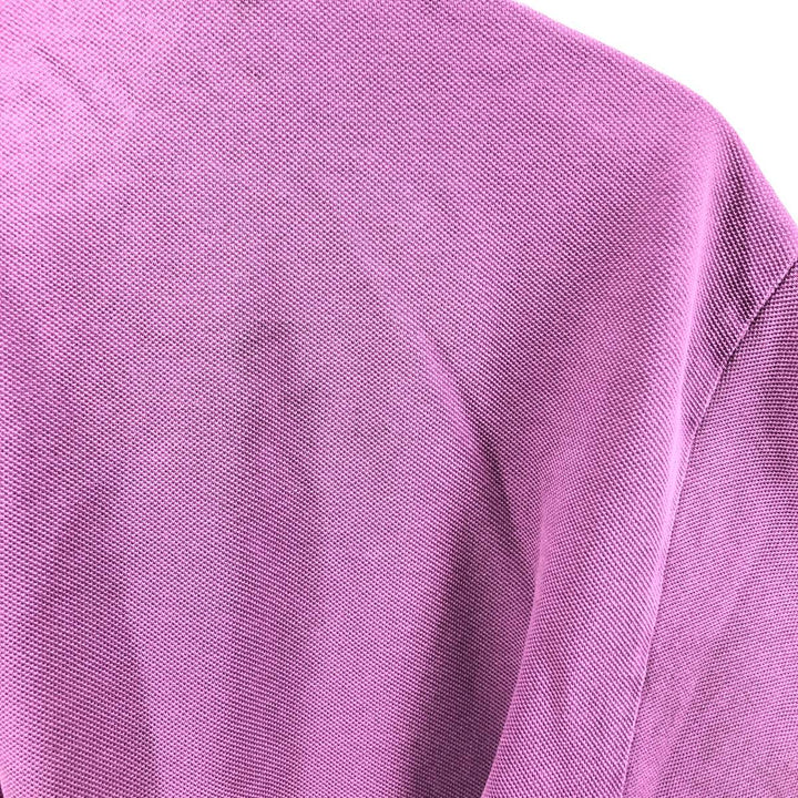 Burberry's BRIT short-sleeved polo shirt, men's size XL cotton purple type Vintage Second Hand