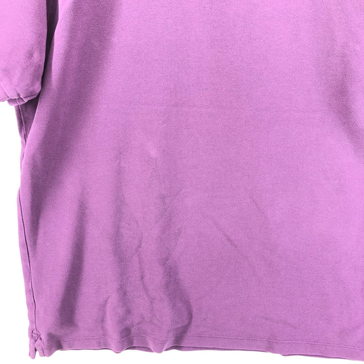 Burberry's BRIT short-sleeved polo shirt, men's size XL cotton purple type Vintage Second Hand