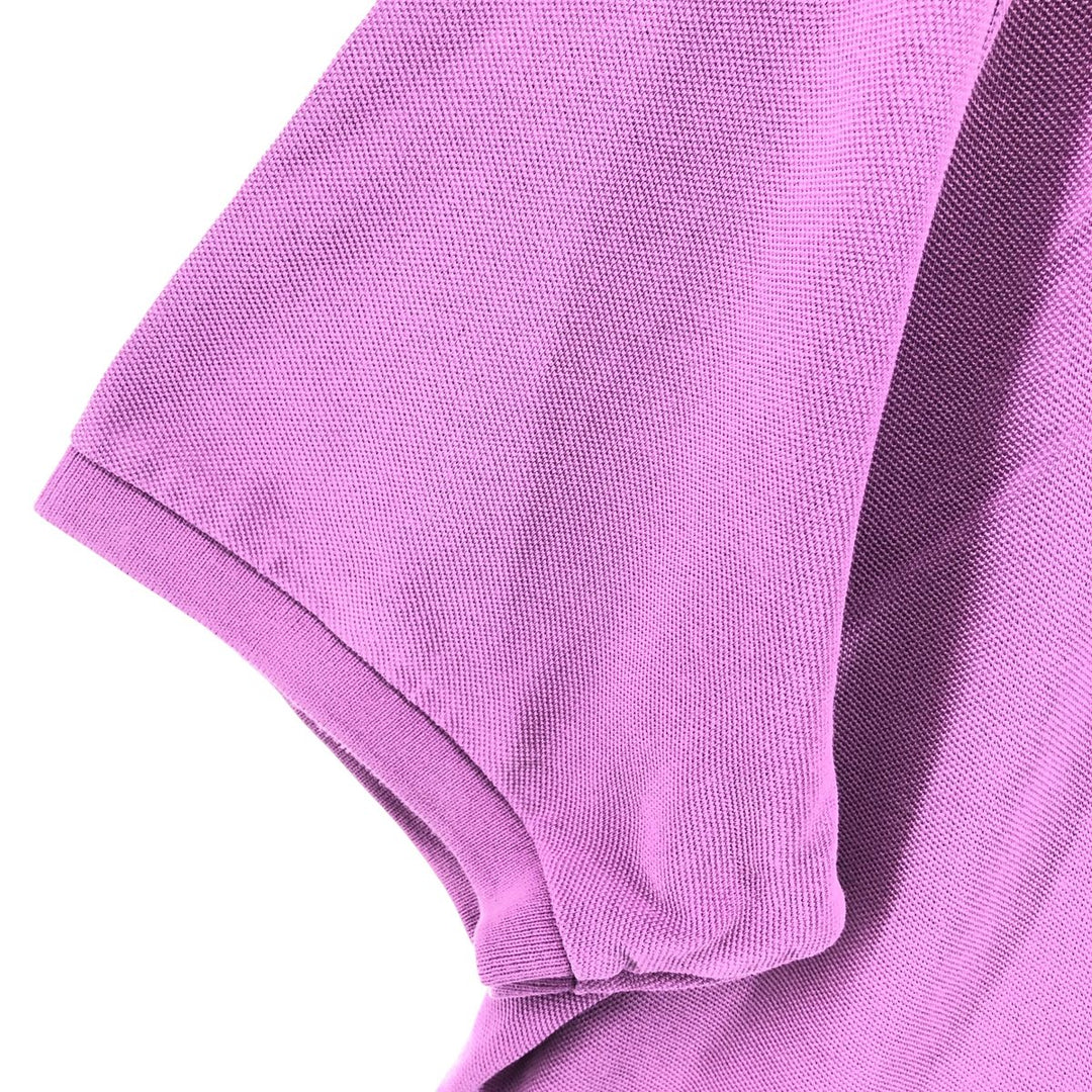 Burberry's BRIT short-sleeved polo shirt, men's size XL cotton purple type Vintage Second Hand