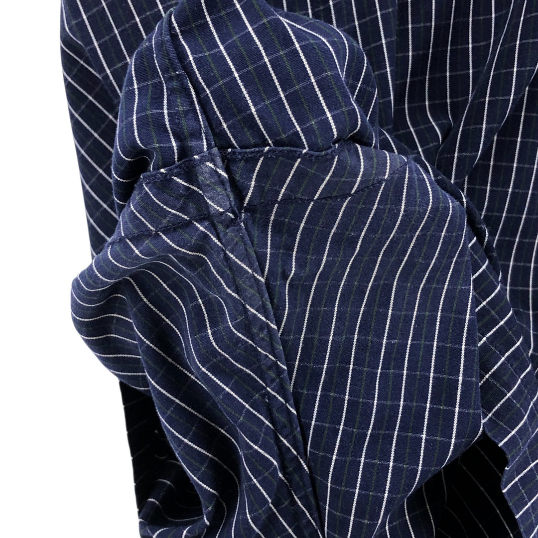 Ralph Lauren RALPH LAUREN GOLF TILDEN short sleeve button down check shirt men's M equivalent cotton navy blue type Vintage Second Hand