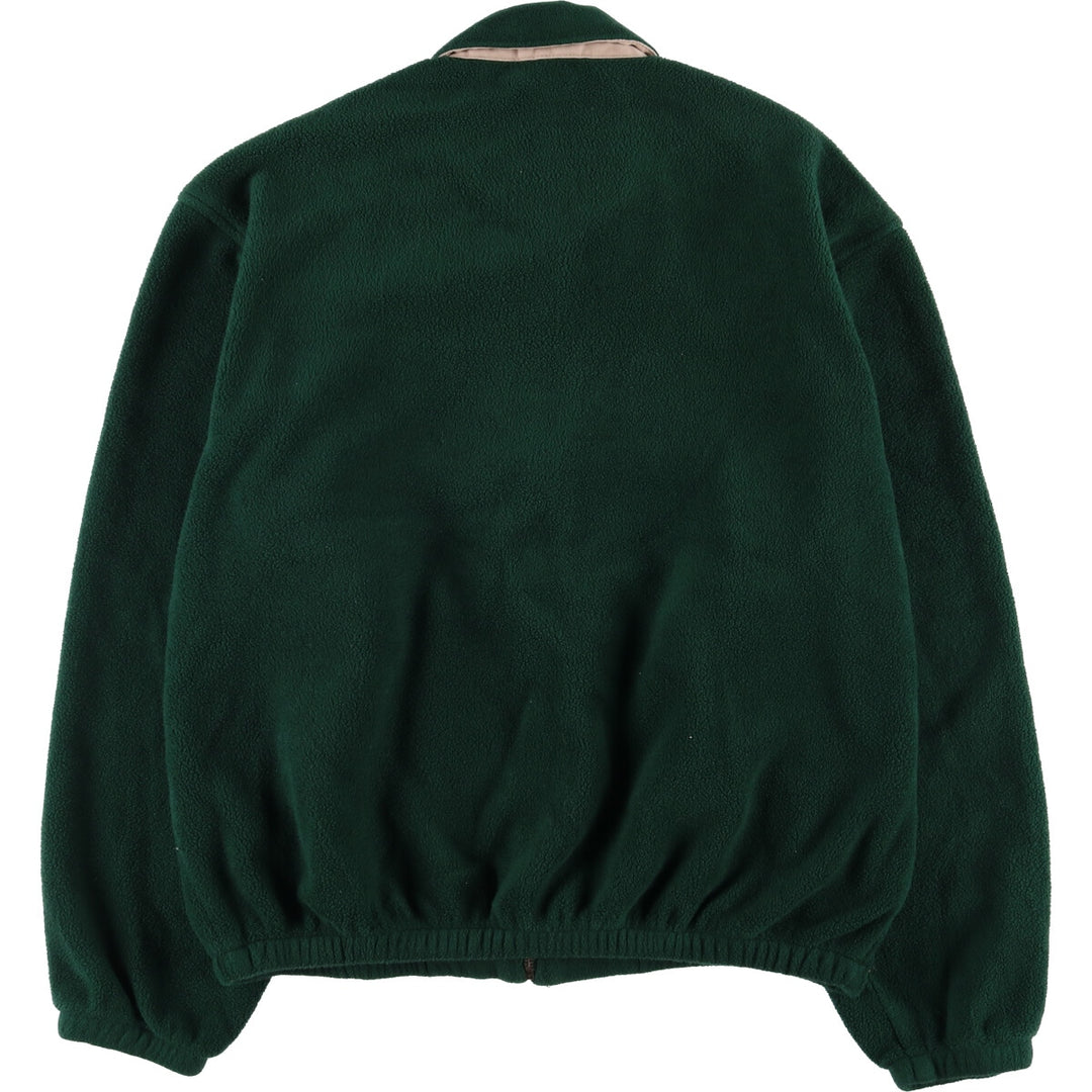 90'S Polo by Ralph Lauren Swing Top Fleece Jacket Made in USA Men's Size L Vintage polyester Green type dark green Vintage Second Hand