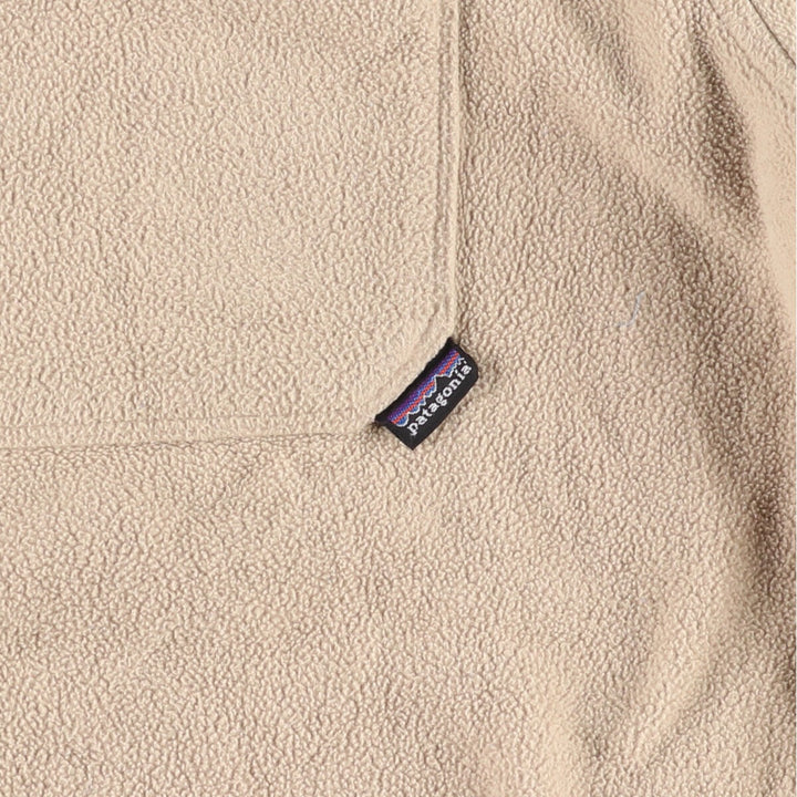2000'S Patagonia SYNCHILLA Long Sleeve Fleece Shirt (27311F5) Men's XL polyester Beige type Vintage Second Hand