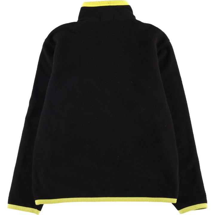 Ralph Lauren POLO RALPH LAUREN Half-Zip Fleece Pullover, Men's Size Medium polyester black type Vintage Second Hand