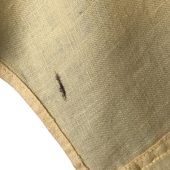 Banana Republic short-sleeved open-collar linen shirt, men's size M linen yellow type Vintage Second Hand