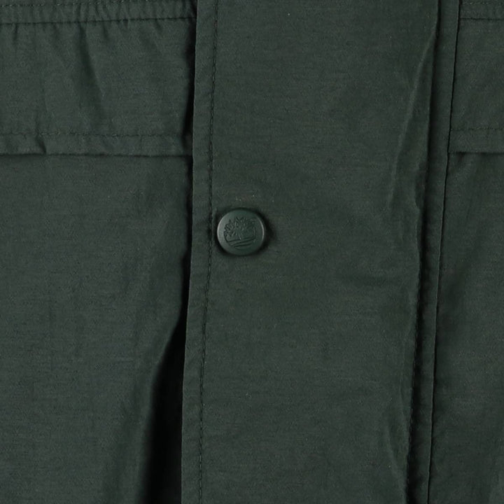 90s-00'S Timberland WeatherGear Nylon Jacket, Men's Size L Nylon Green type dark green Vintage Second Hand