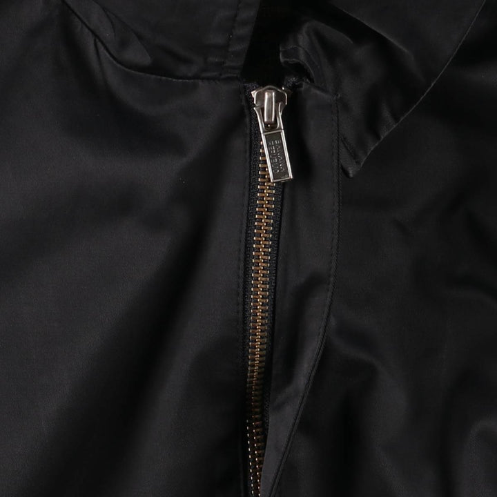 Banana Republic Windbreaker, Men's XL cotton black type Vintage Second Hand