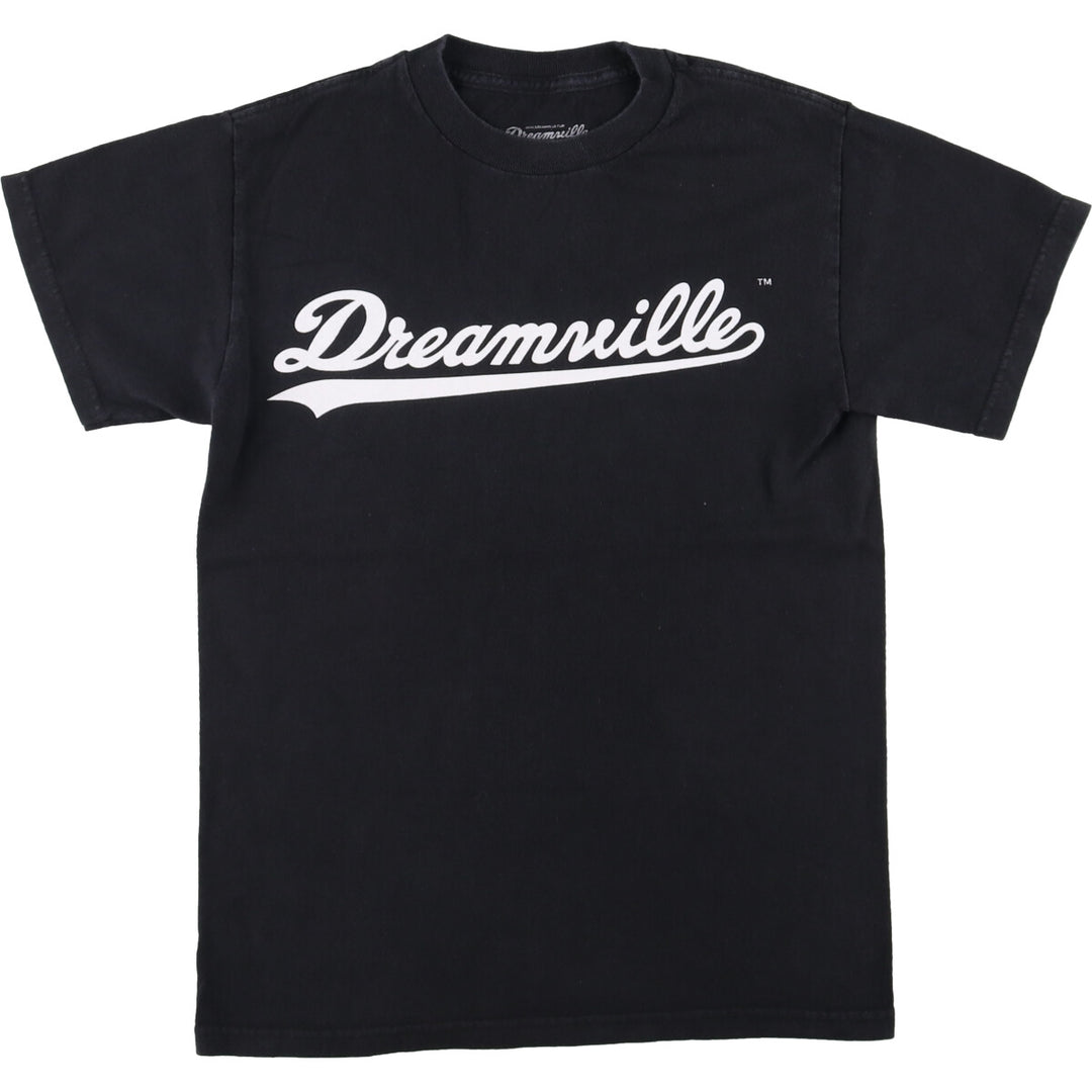 DREAMVILLE Band T-Shirt, Women's Size Small cotton black type Vintage Second Hand