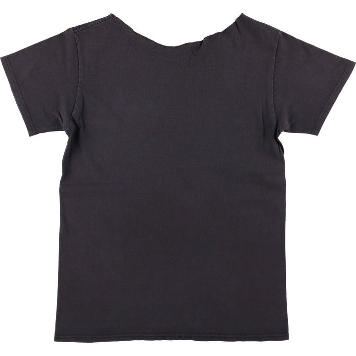 NIRVANA Cut-Off Band T-Shirt, Women's Size Medium unclear black type Vintage Second Hand