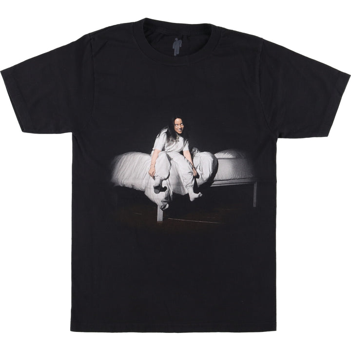 BILLIE EILISH Billie Eilish Band T-Shirt, Women's Size XS cotton black type Vintage Second Hand