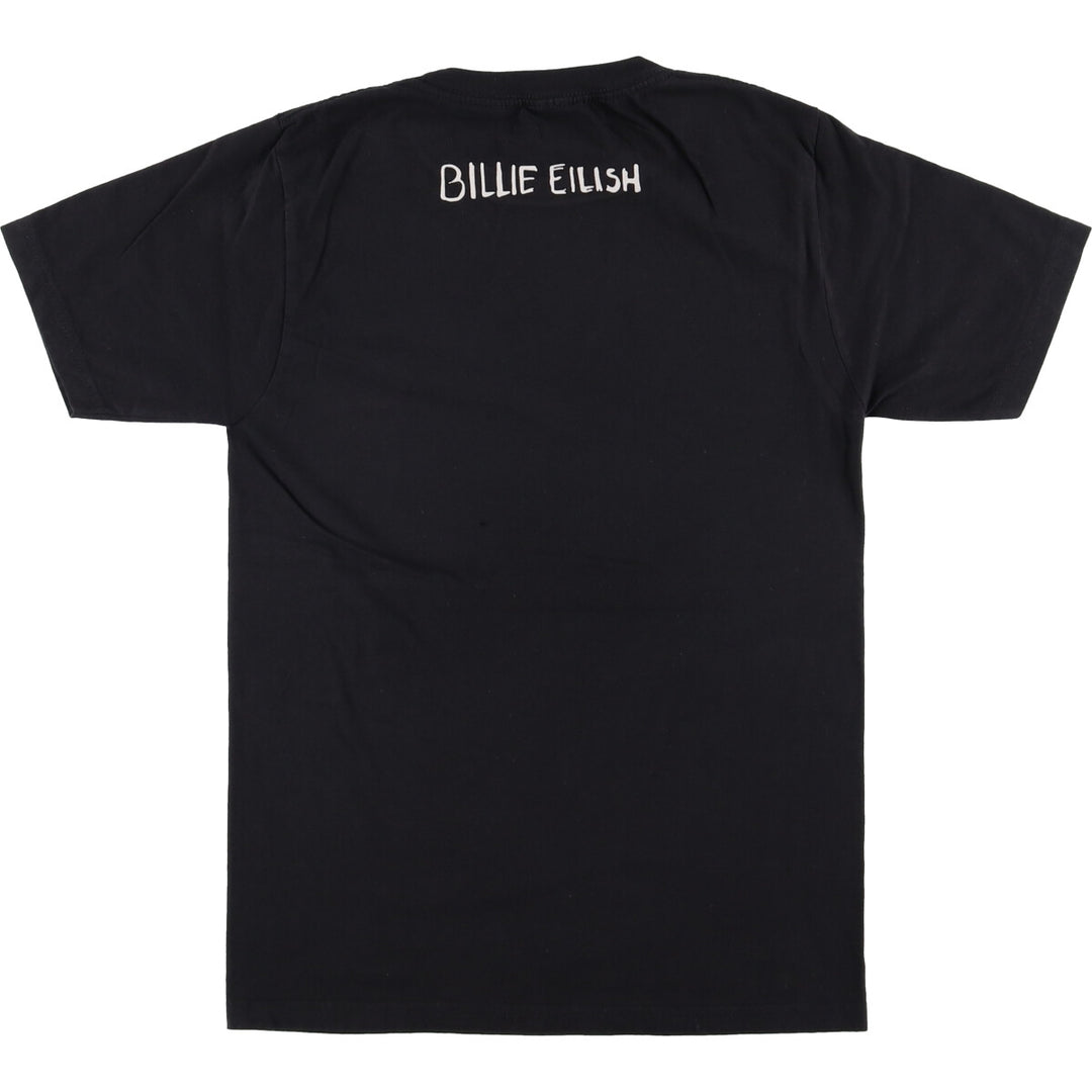 BILLIE EILISH Billie Eilish Band T-Shirt, Women's Size XS cotton black type Vintage Second Hand