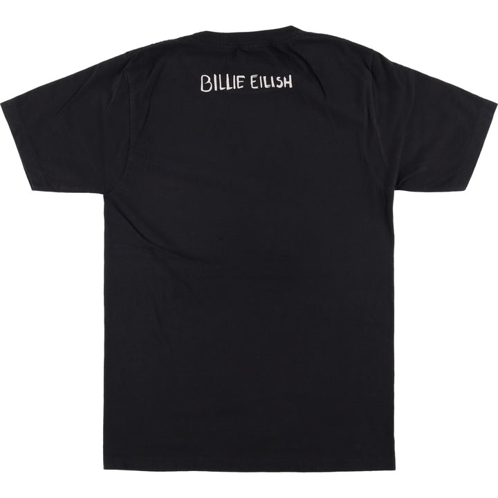 BILLIE EILISH Billie Eilish Band T-Shirt, Women's Size XS cotton black type Vintage Second Hand