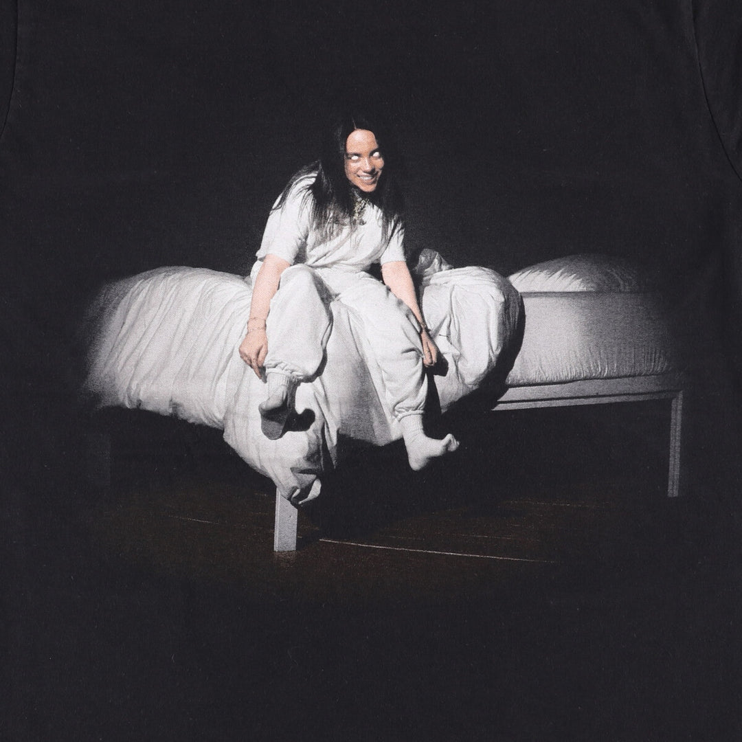 BILLIE EILISH Billie Eilish Band T-Shirt, Women's Size XS cotton black type Vintage Second Hand